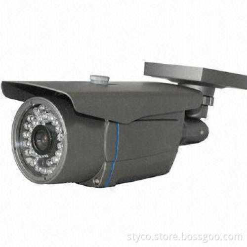 Color CCD Outdoor Camera, 1/3-inch Sony, 960H, 700TVL, 20m Night Vision, Built-in 3.6mm Lens